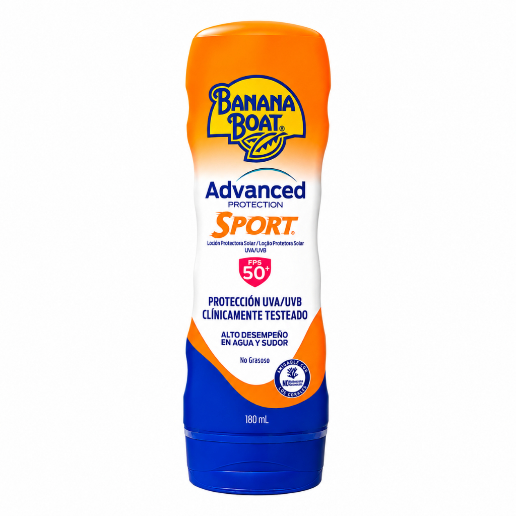 Protetor solar FPS 50 banana boat advanced protection sport 180 ml