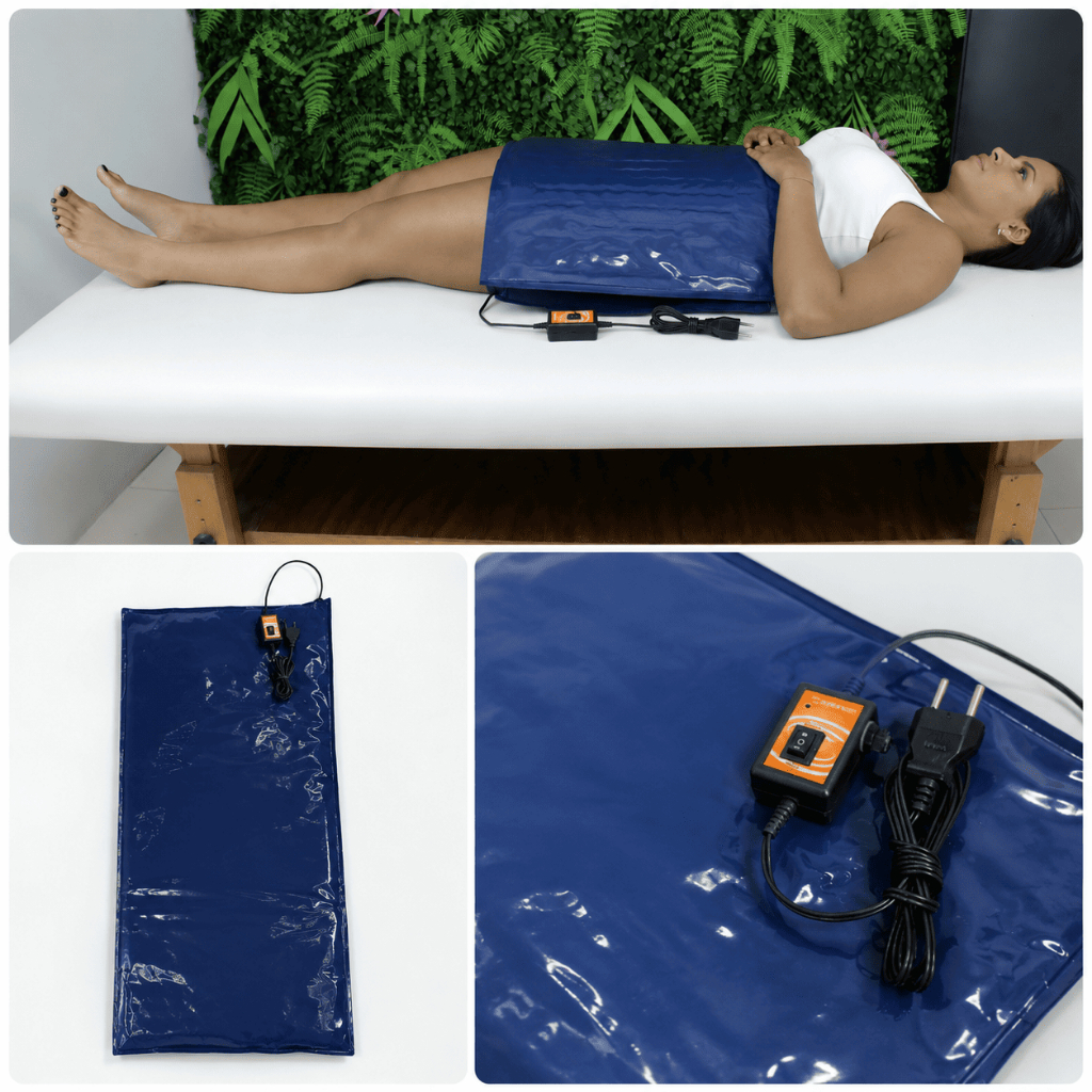 Manta Térmica Estética 100x45cm Corporal Redução de Medidas Alivio da Dor Fisioterapia