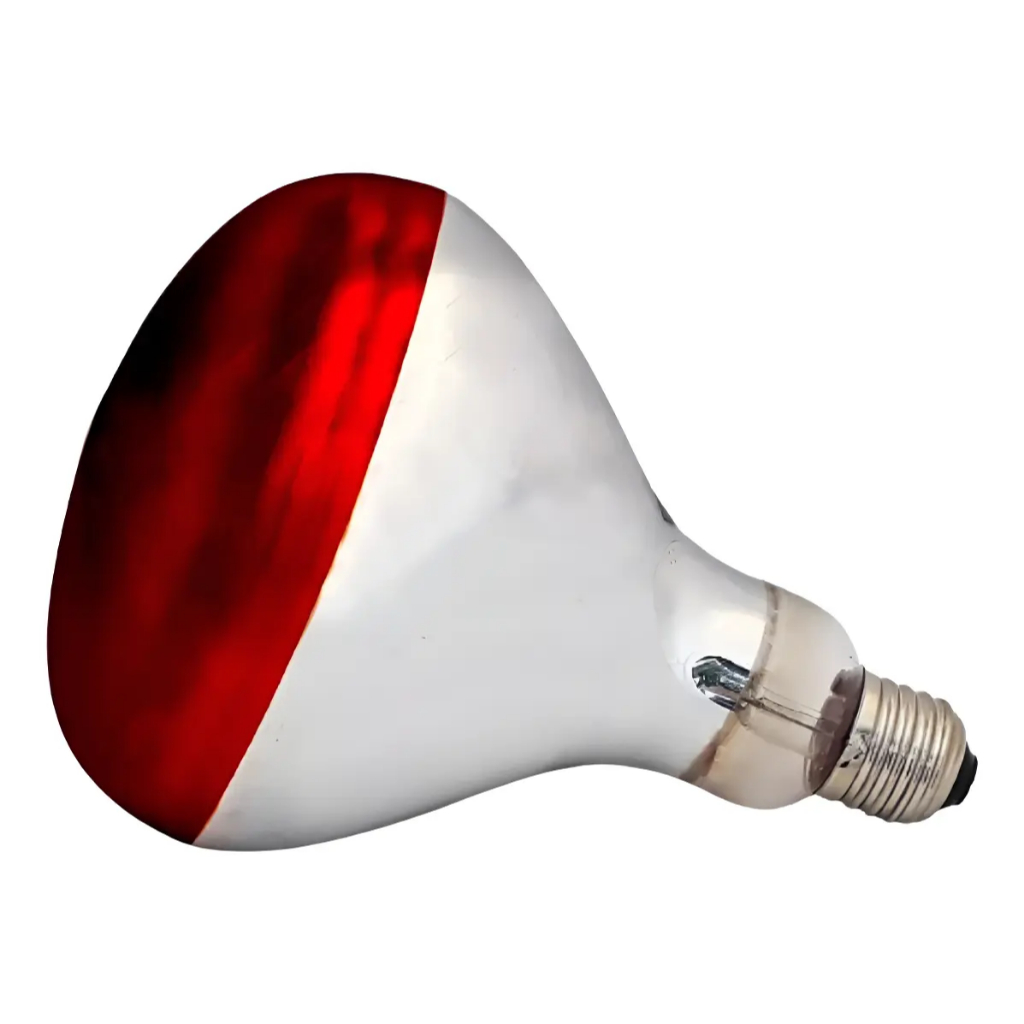 Lâmpada Infravermelho 250W Luz Vermelha E27 Tratamento Muscular Fisioterapia — imagem 2 de 2