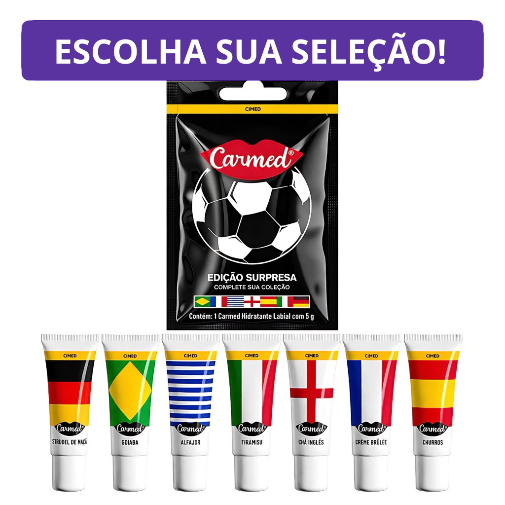 Carmed Seleções Surpresa Copa do Mundo 2026 5g cada
