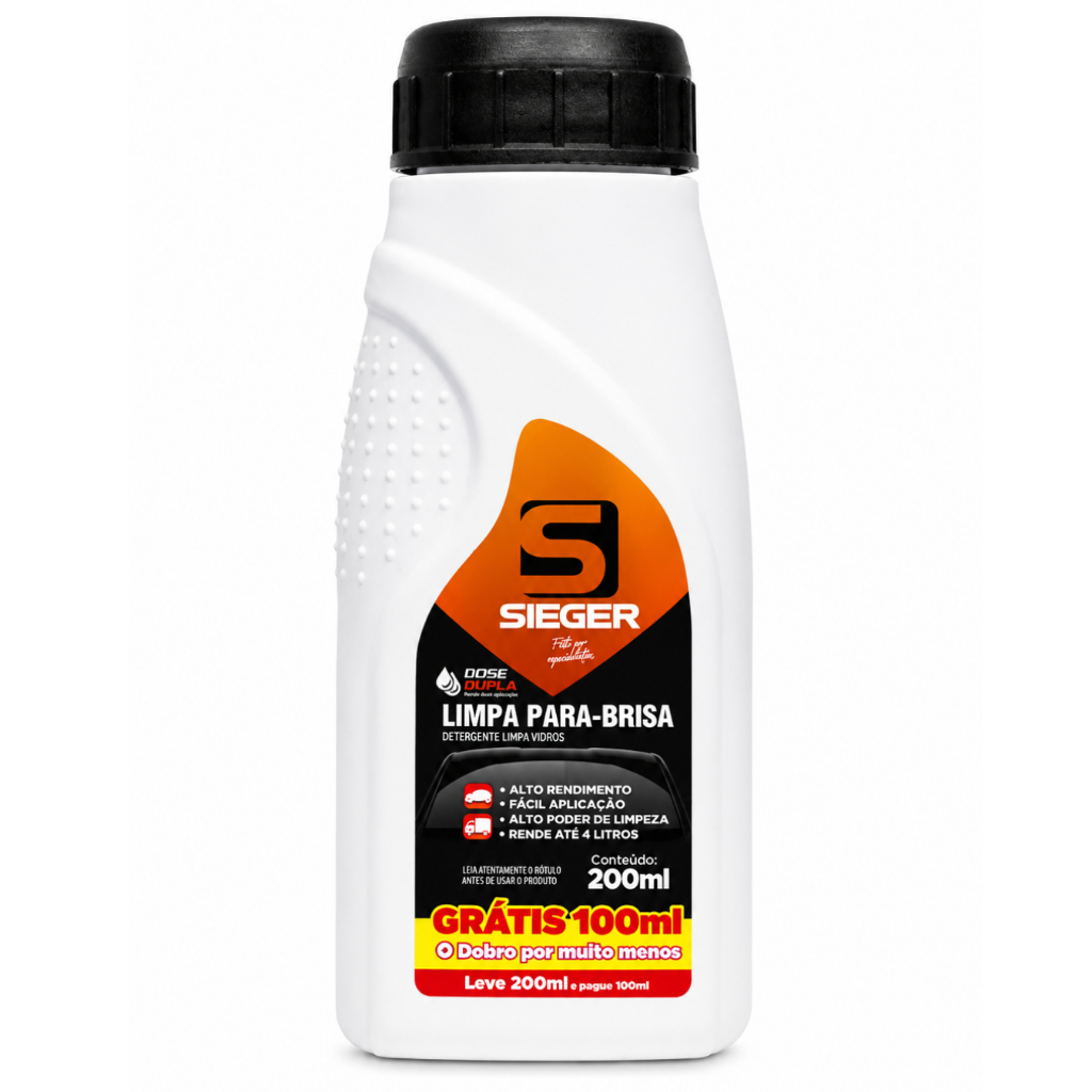 LIMPA PARA BRISA SIEGER SC126 200ML PARA RESERVATORIO DE AGUA DE PARABRISA