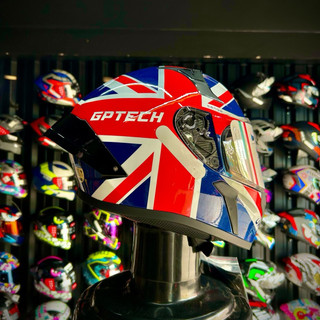Capacete GP Tech Sense UK Design Italiano Linha Premium