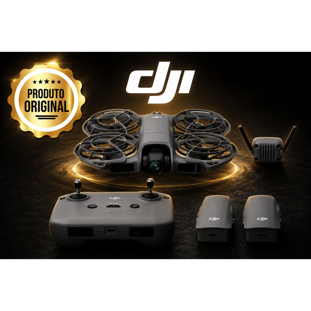 Drone DJI Neo 2 Fly More Combo 4K GPS 10km Com Controle + 3 Baterias Original Lançamento 2026
