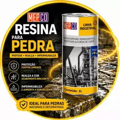 Resina Acrilica Para Pedra, Incolor Base Solvente 900ml