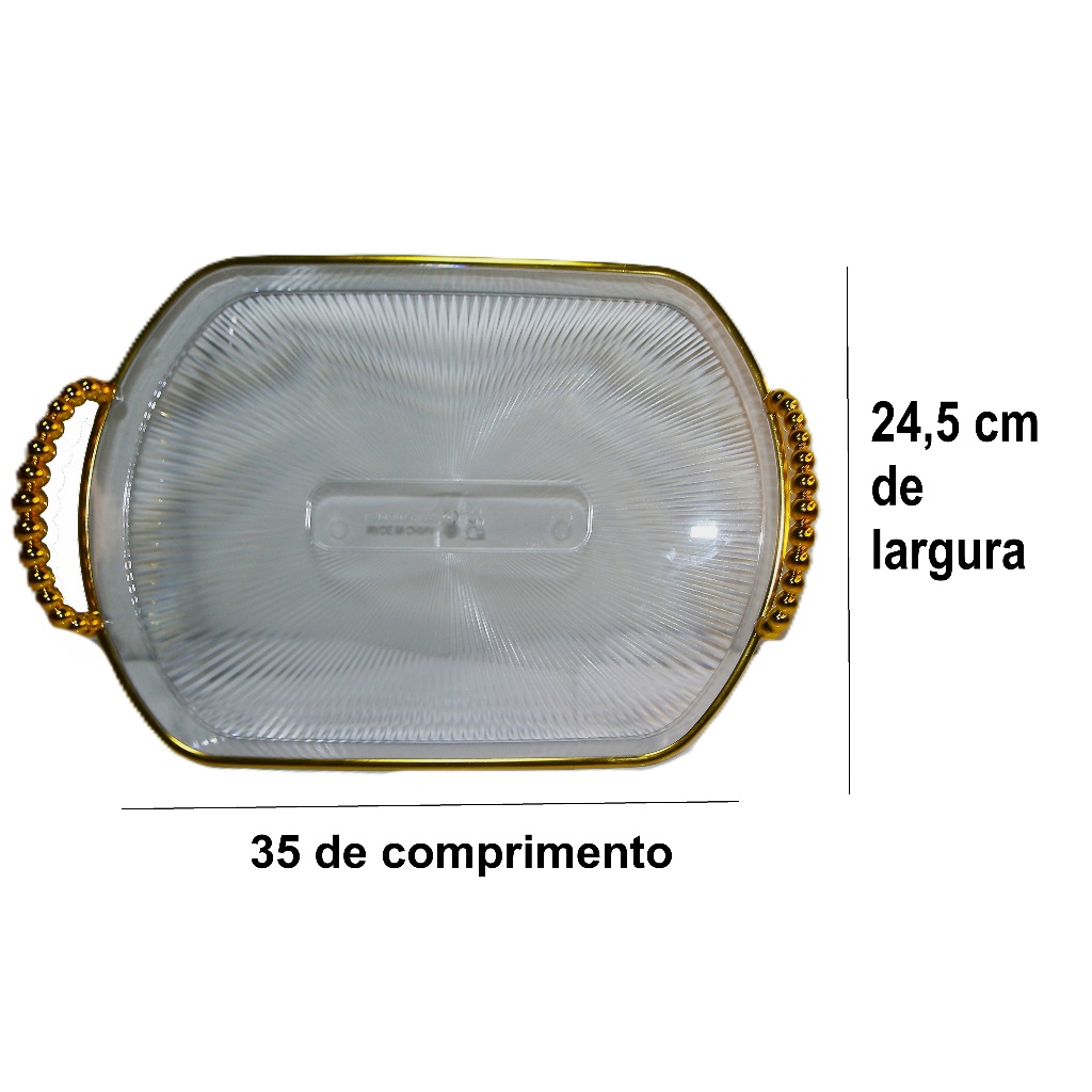Bandeja Cesta Decoração De Café Jantar Santa Ceia TRANSPARENTE