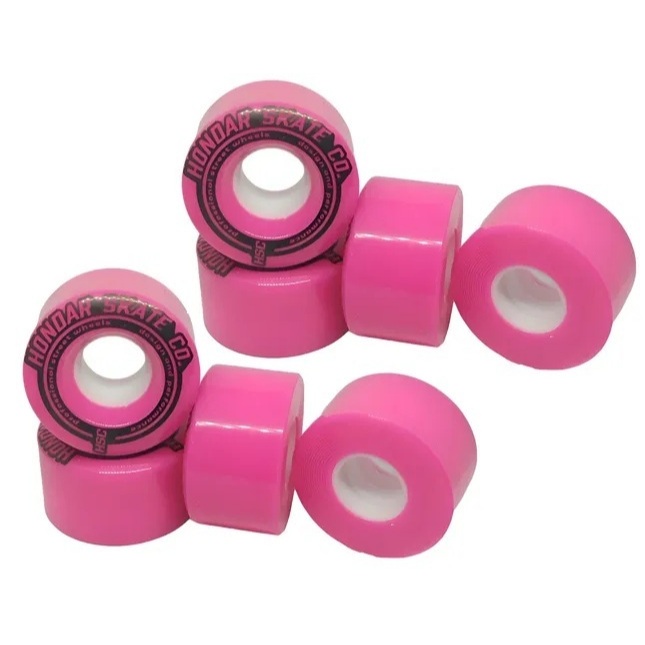 8 Rodas Patins Quad Retrô 54mm Hondar Macia Hd Importada Skateshop Logboard