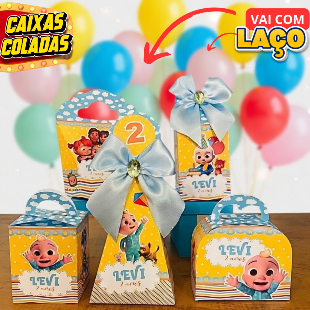 Kit Festa Cocomelon Personalizados | Lembrancinhas | Festa infantil | Aniversário