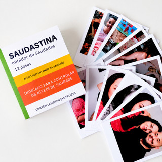 Caixinha Saudastina com mini Fotos  - Para matar a Saudade presente namorado aniversario amizade