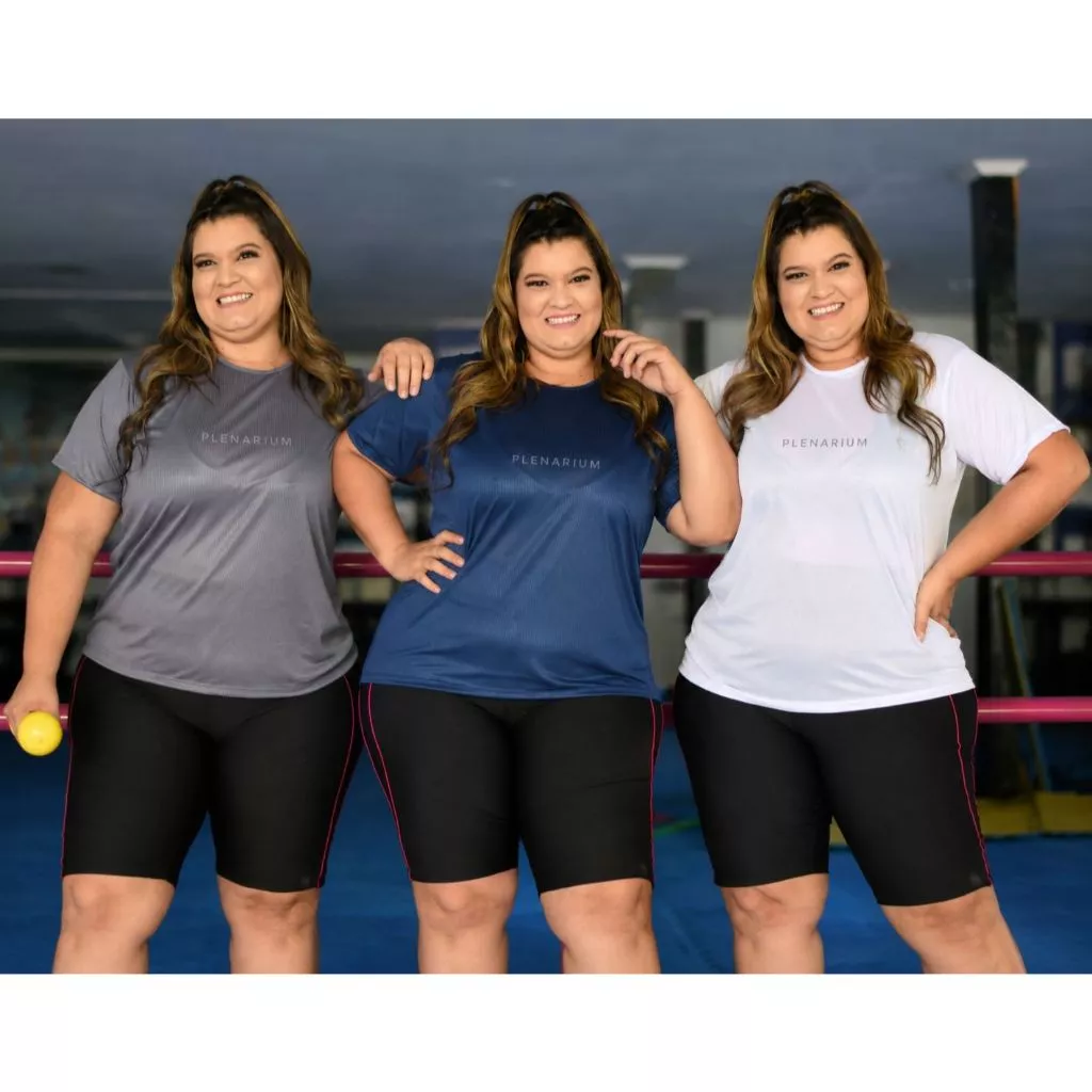 camiseta camisa feminina dry fit  plus size moda fitness academia malhação Tapa Bumbum — imagem 1