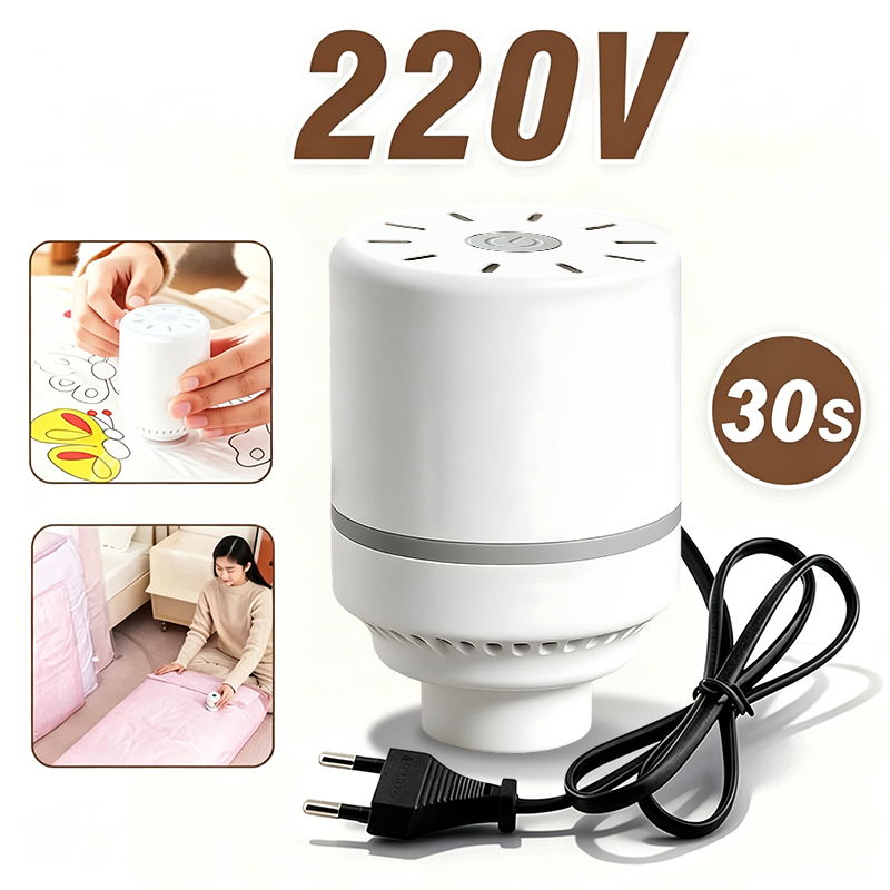Bomba Elétrica 110v ou 220v Sucção Para Saco A Vácuo Organizador