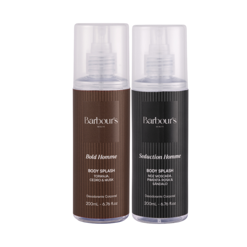 Body Splash Barbour's Perfume Desodorante Corporal Masculino Amadeirado 200ml