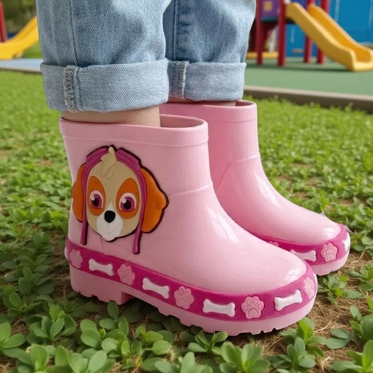 Galocha Infantil Cachorrinhos Divertidos Para Meninos e Meninas