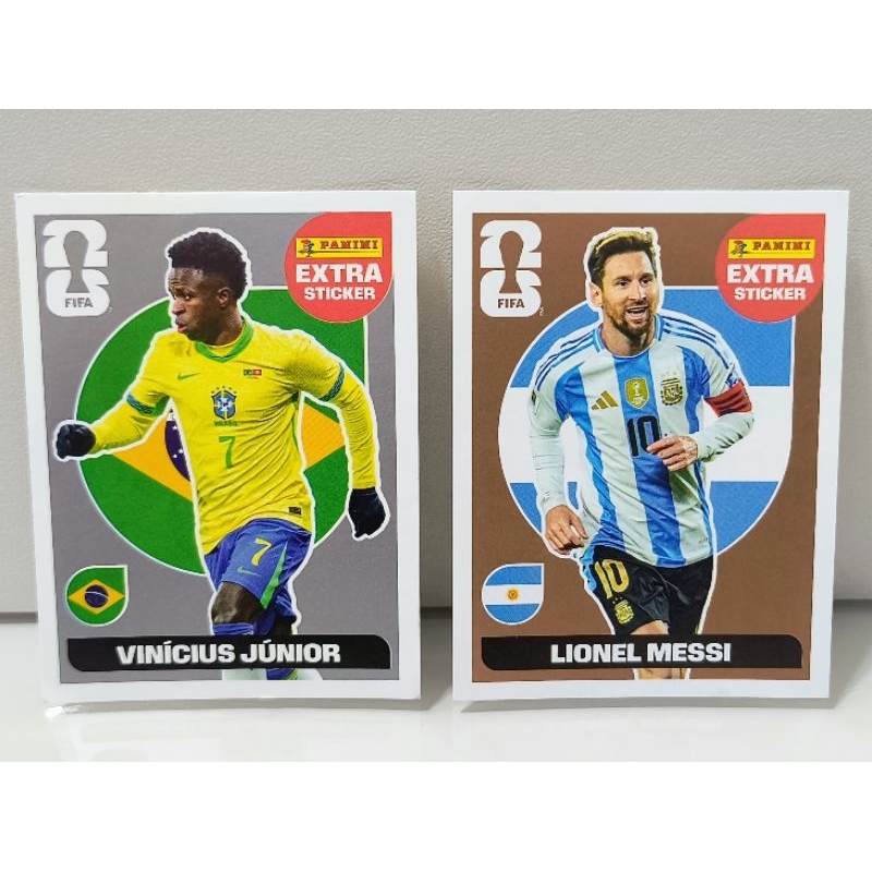 FIGURINHAS PANINI EXTRA STICKERS LEGENDS ORIGINAIS PANINI COPA DO MUNDO 2026