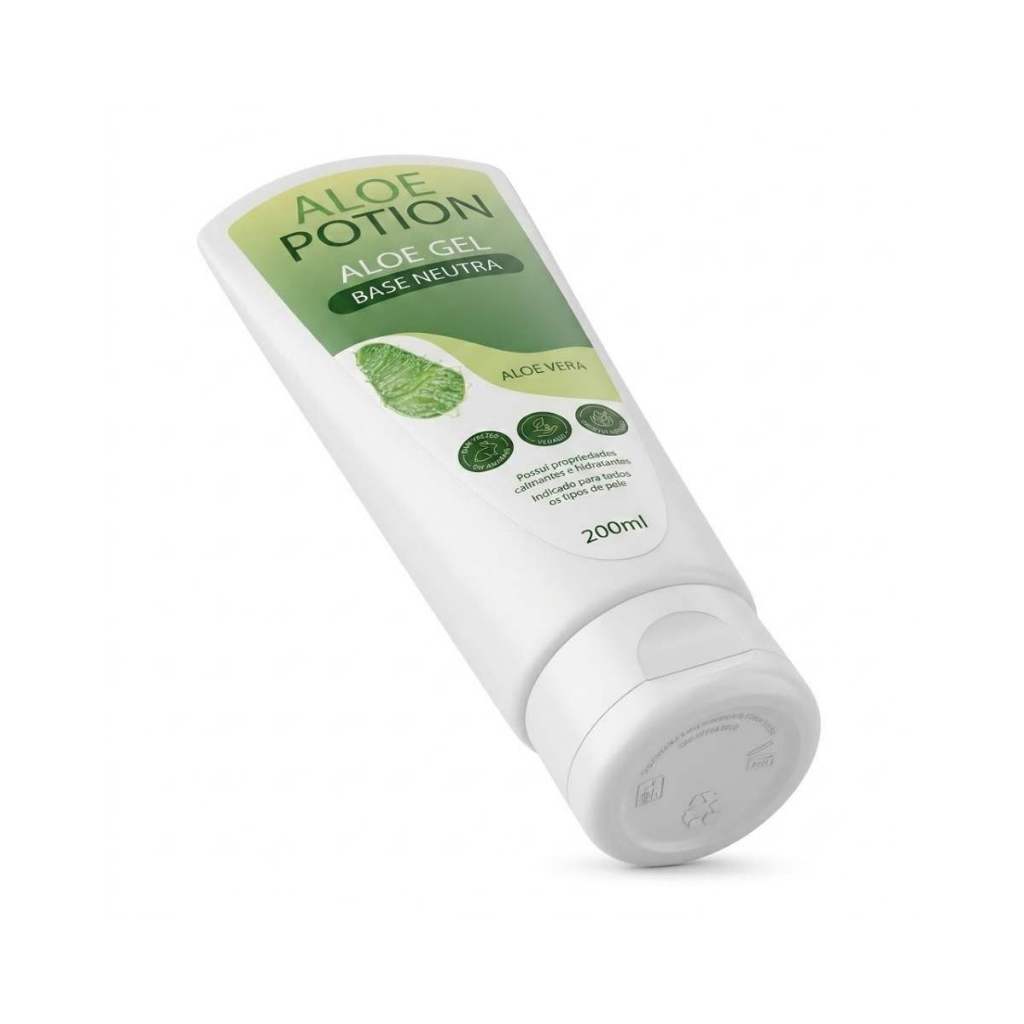 Aloe Gel - Base em Gel Neutra Sem Fragrância Com Aloe Vera 200ml -  Nação Verde