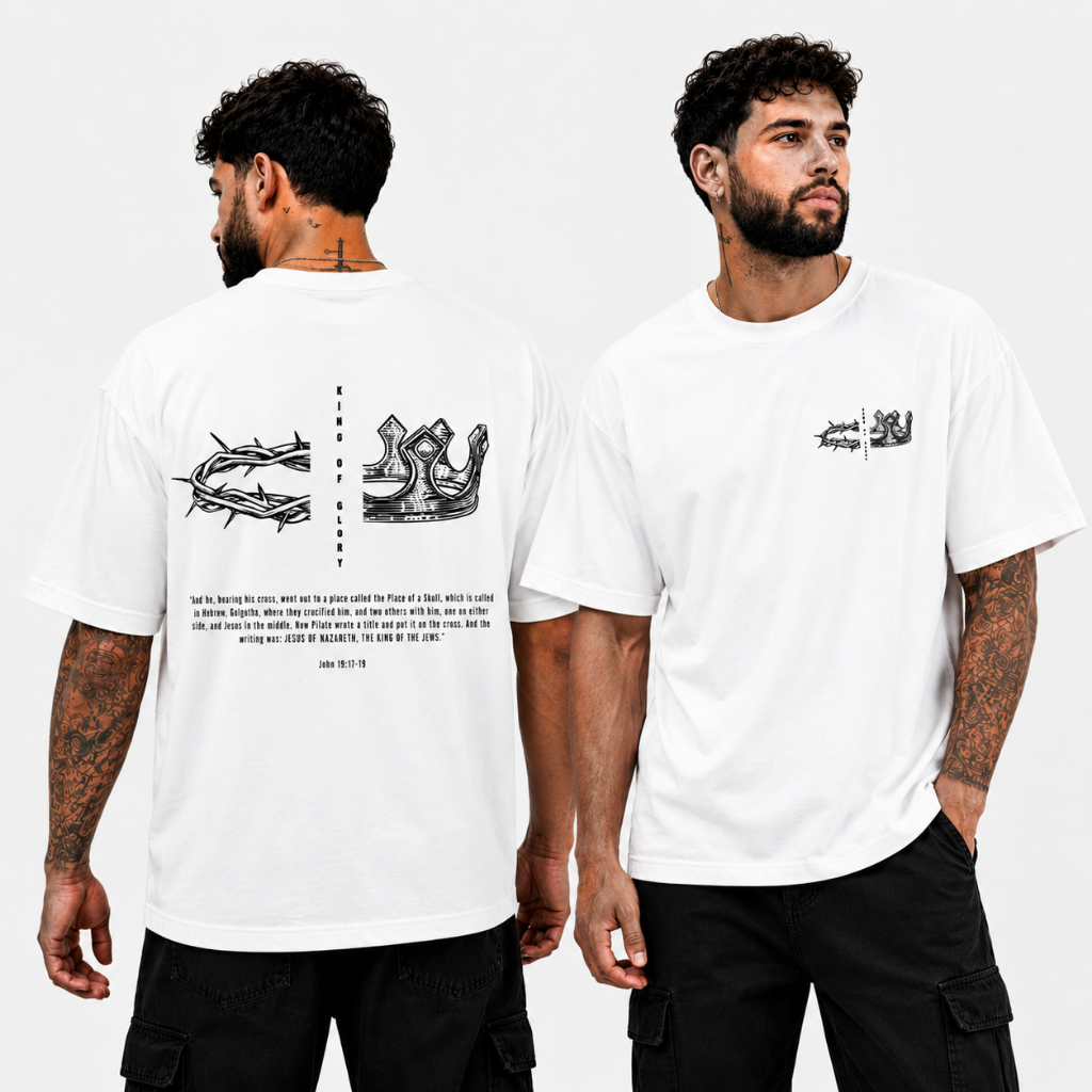 Camiseta Masculina King Of Glory Camisa T-Shirt Camisa 100% Algodão Street Wear Manfinity