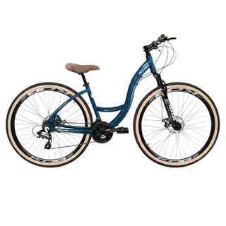 Bicicleta Aro 29 Feminina Kog Urban 21 Marchas Pneus Faixa Bege - Bicicleta Aro 29 Vintage