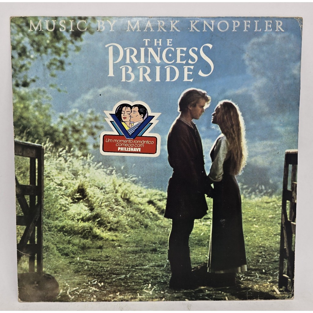LP Vinil Mark Knopfler - The Princess Bride - Vertigo 1987 Nacional - Trilha Sonora Filme A Princesa Prometida