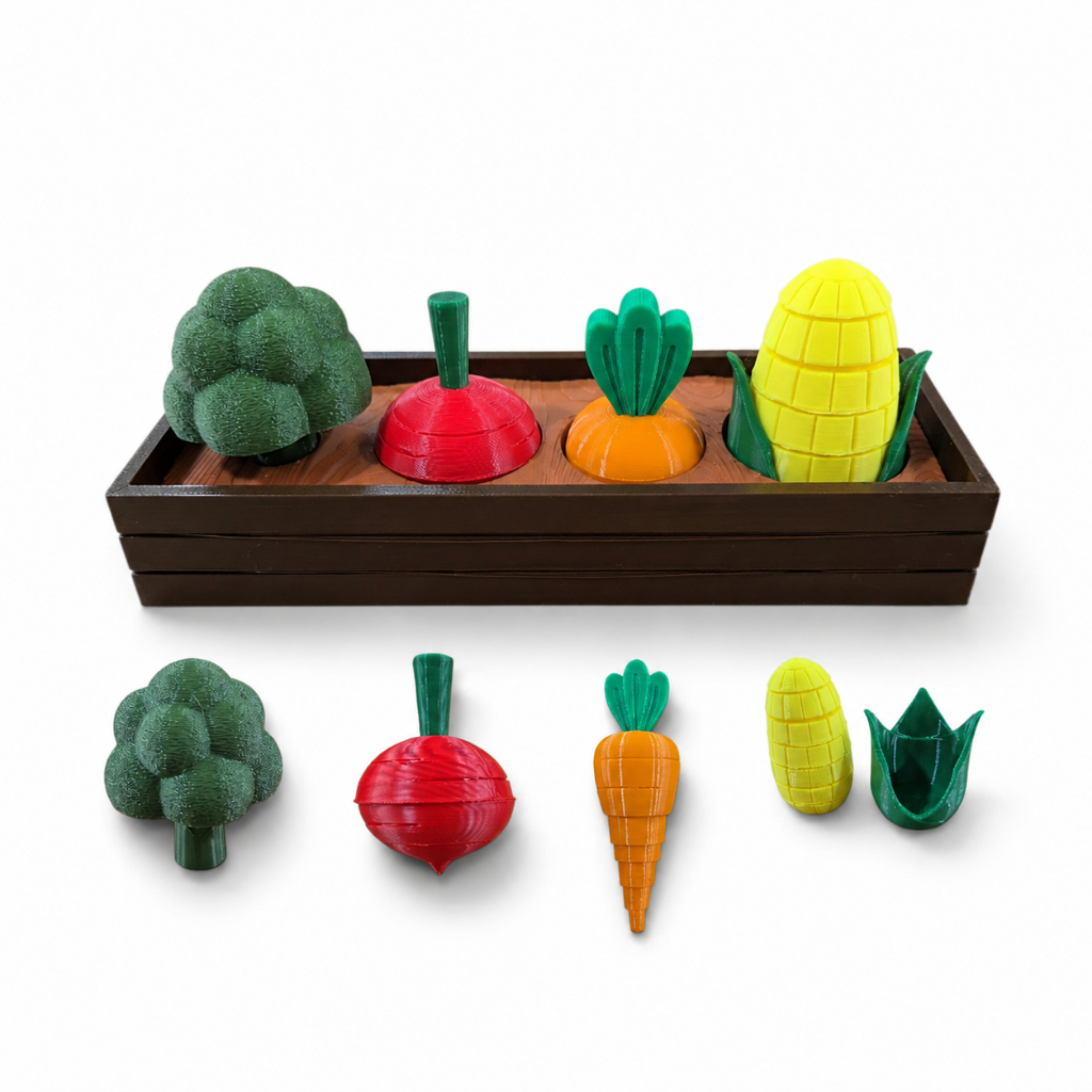 Horta Sensorial Educativa Infantil Montessori Brinquedo Criativo Aprendizado Coordenação Motora