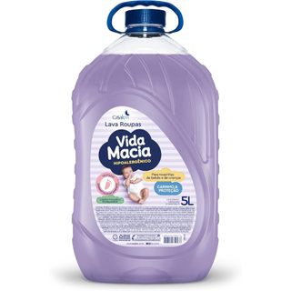 Vida Macia Lava Roupas Líquido 5L Concentrado | Sabão Líquido para Roupas
