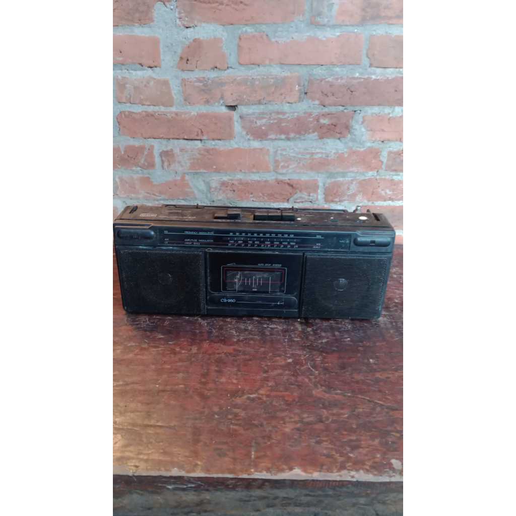 com defeito antigo radio boombox cce cs 950 am fm cassete
