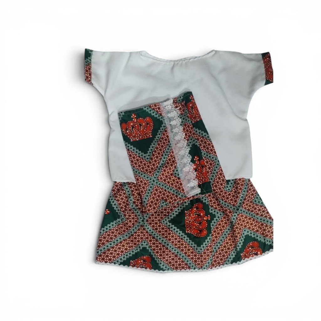 Saia, Pano de Cabeça, Bata Infantil - Candomble - Umbanda