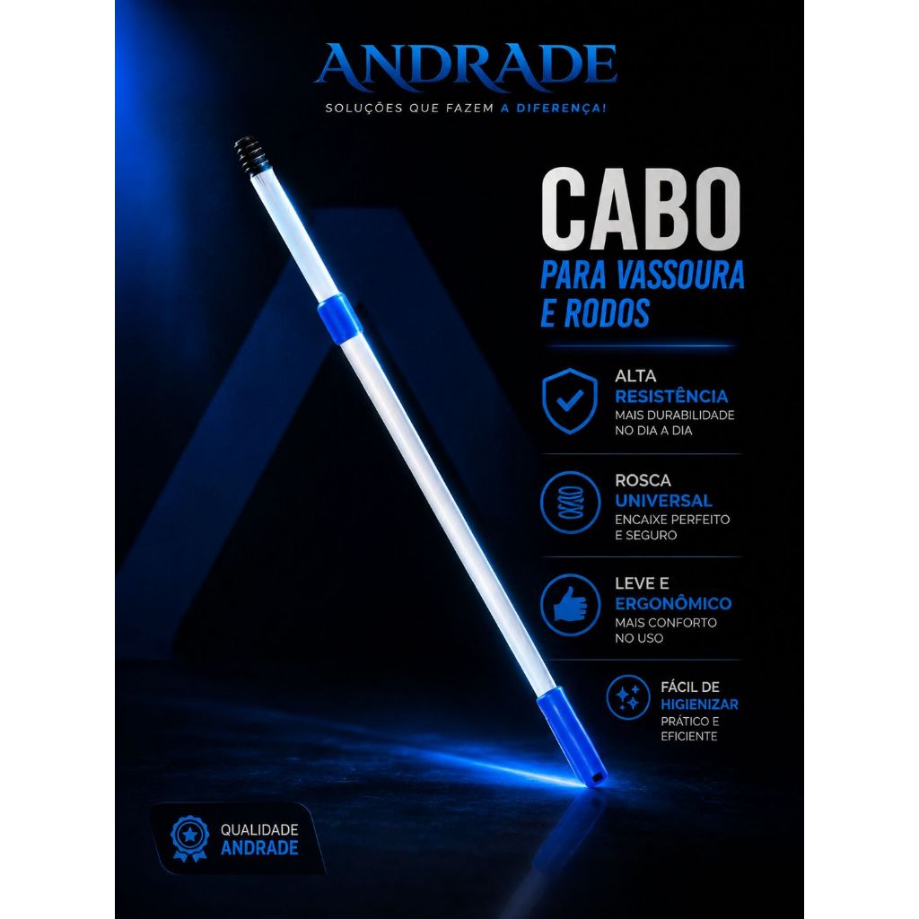 CABO EXTENSOR TELESCÓPIO ANDRADE- ESCOLHA SEU TAMANHO