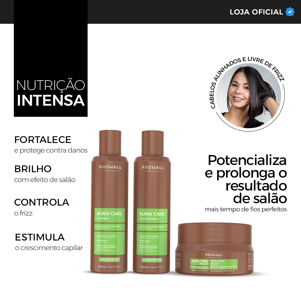 Kit Manutenção Pós-Química: Liso que Dura Mais | Burix Care