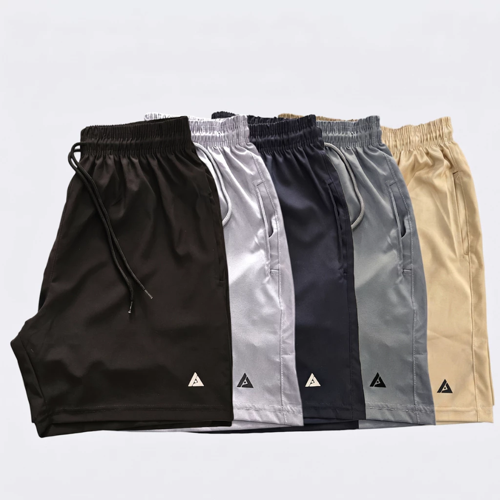 5 Bermudas Masculina Academia Praia Treino Corrida dryfit secagem rápida com elástic