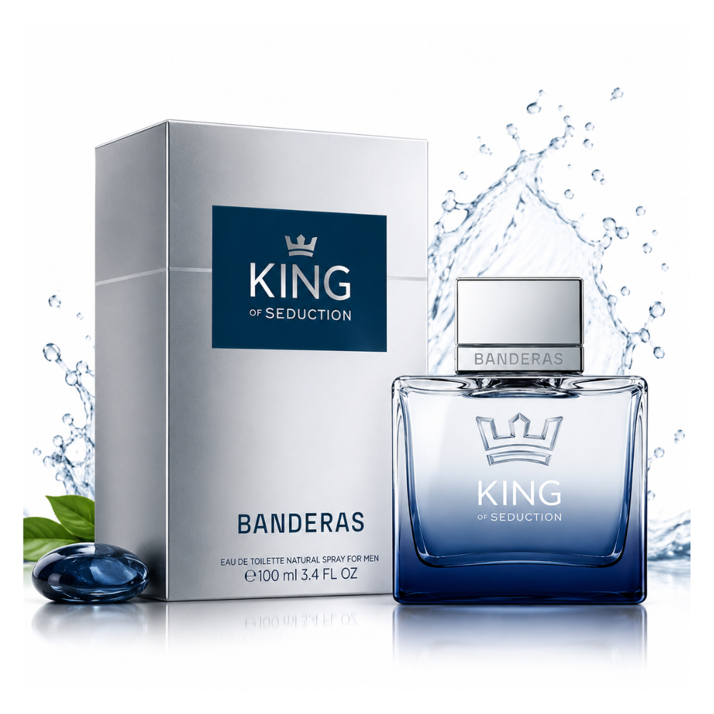 King of Seduction Banderas Edt - Perfume Masculino 100 ml - Importado - Original - Fragrância Marcante
