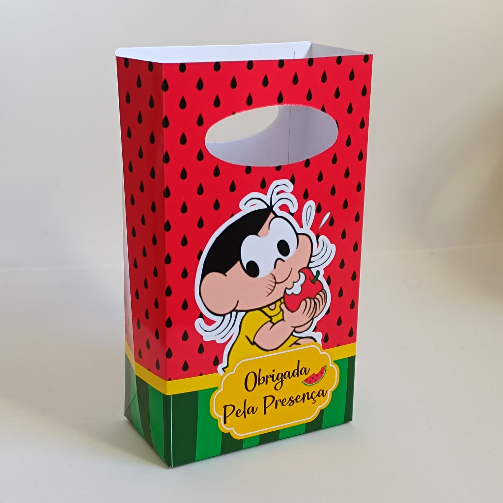 Sacolinha Personalizada Magali/ sacolinha surpresa/ lembrancinha magali  PEGUE E MONTE