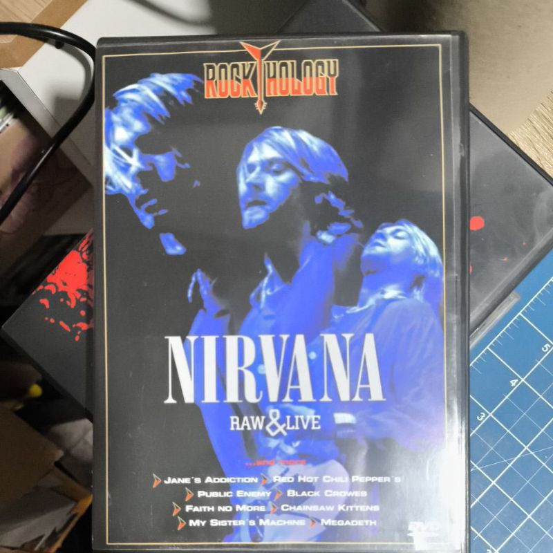 DVD Nirvana - Raw & Live ( Original ).