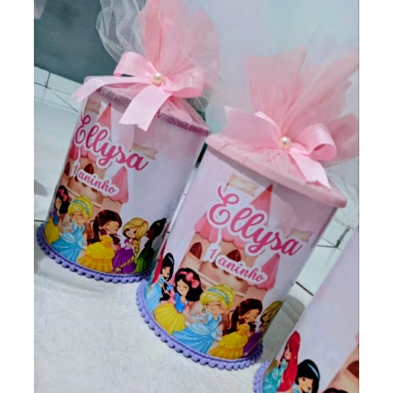 Rótulo Personalizado lata de leite Todos os Temas festa