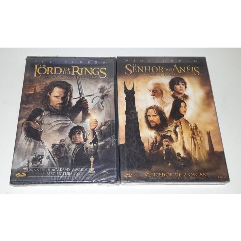2 Dvd´s - O Senhos Dos Aneis,As Duas Torres,Lacrado & The Return Of The King,Duplo Com Bonus
