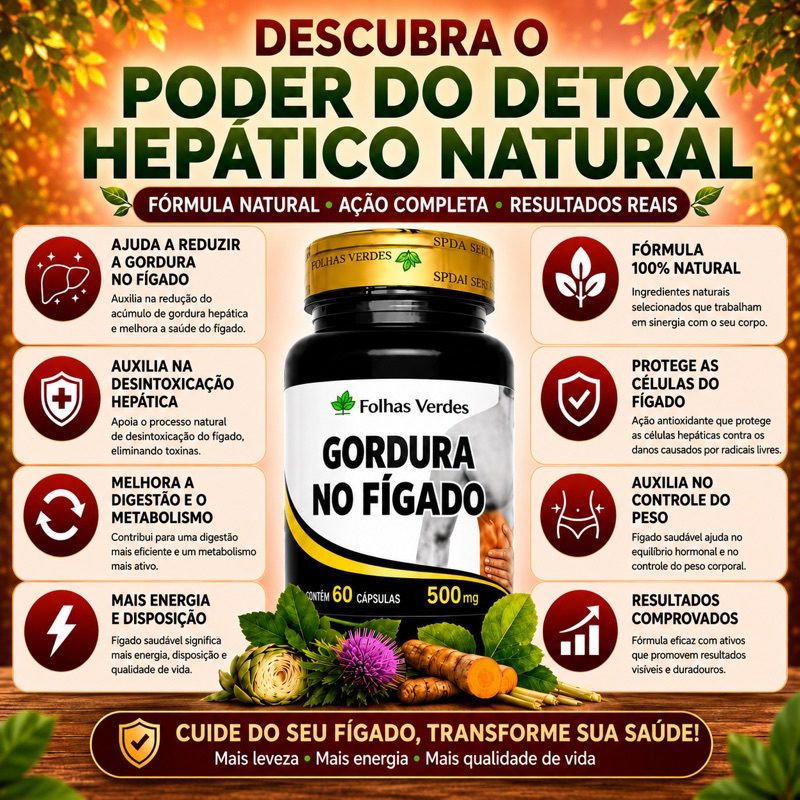 Figado 500mg 100% Puro  | Suplemento Alimentar Original - 60 Cápsulas