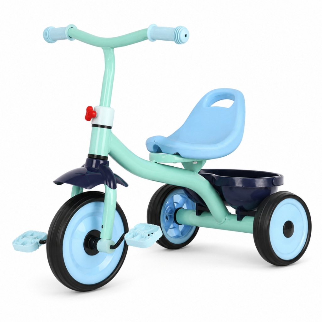 Triciclo Infantil Motoca com Cestinho 3 rodas