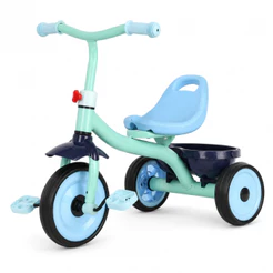 Triciclo Infantil Motoca com Pedal e Cestinho 3 Rodas Menino e Menina