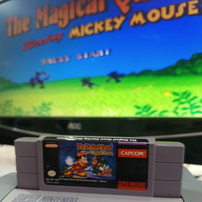 The Magical Quest Starring Mickey Mouse - Super Nintendo (SNES) original