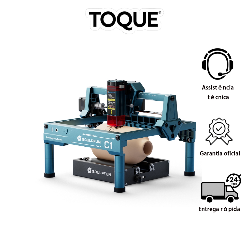 Máquina de gravação a laser Mini Portátil e Plug & Play Gravadora Laser de Alta Precisão para DIY