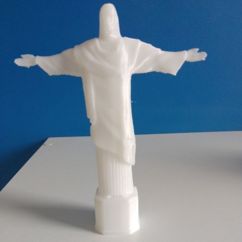Escultura Cristo Redentor Decorativa Presente Católico Item de Fé