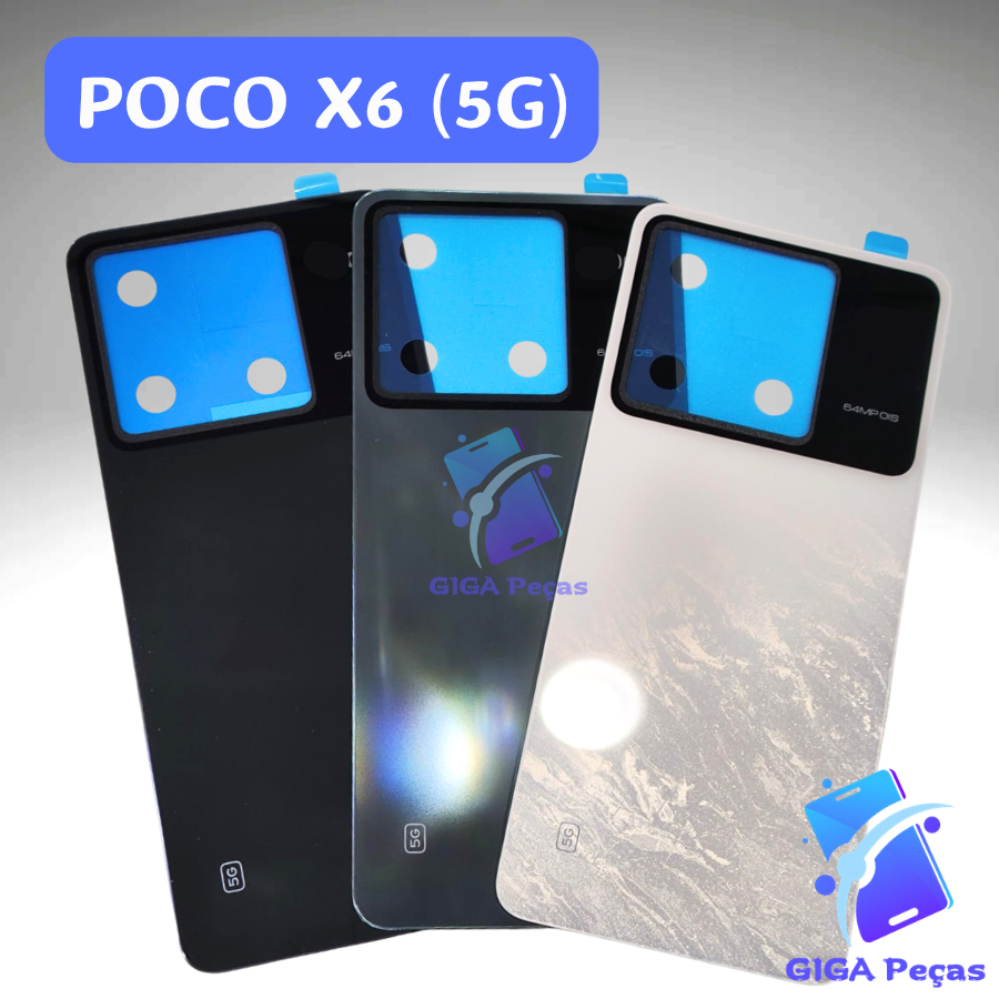 Tampa traseira de Plastico compativel X6 (5G)reposicao