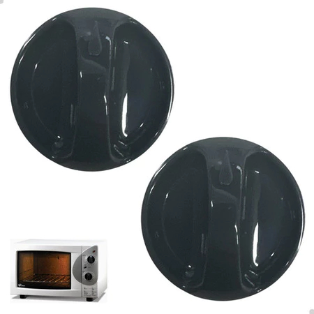 KIT 2 BOTÕES MANIPULADOR PARA FORNO ELÉTRICO FISCHER BANCADA GRILL 1323