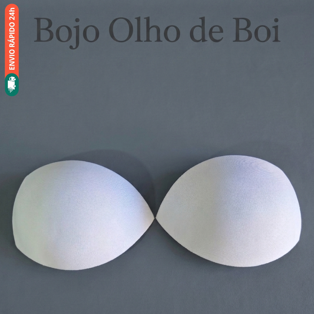Kit 10 pares de Bojo Olho de Boi Costurável - Bojo em EVA - Bojo Impermeável