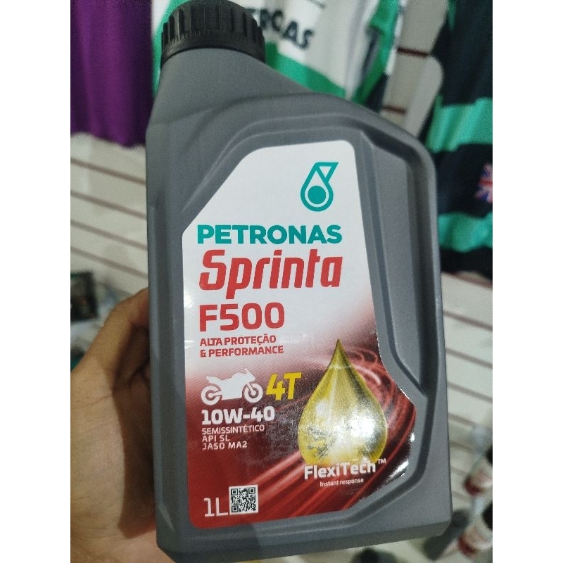 Óleo Motor Petronas Sprinta 10W40 Semissintético Para Motos 4T