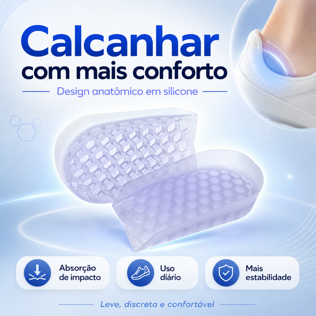 Calcanheira Vinil silicone Palmilha Esporão e Facite Original P00206