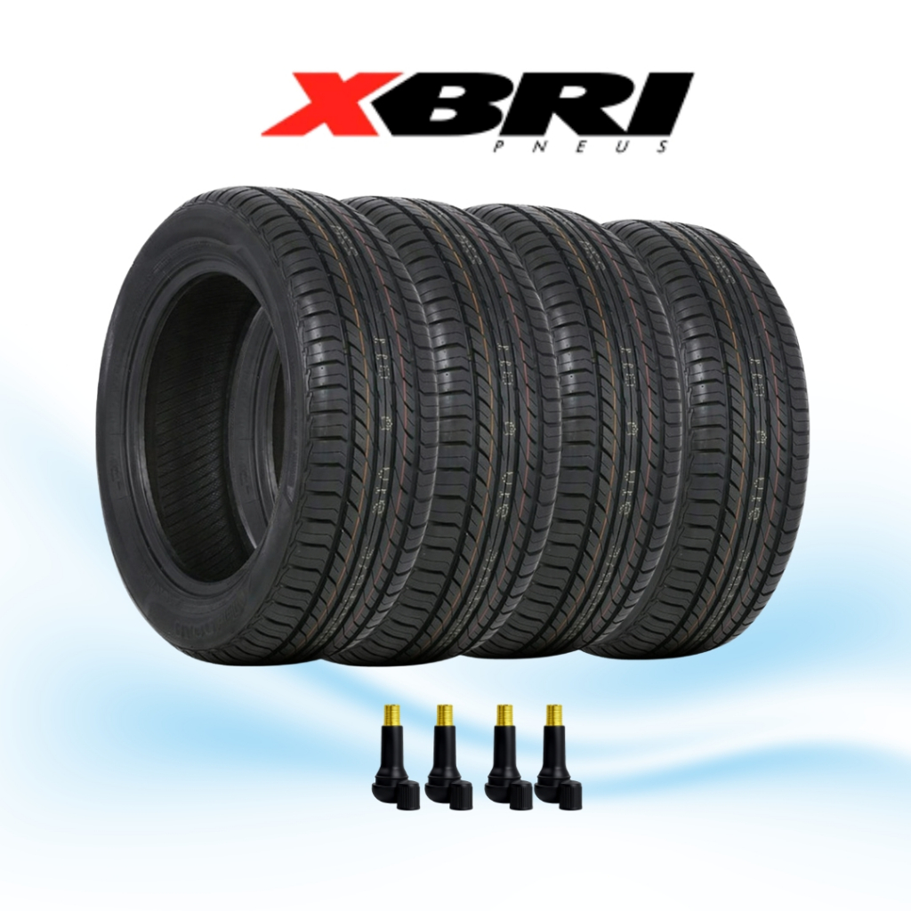 Kit Pneus 195/55 ARO 15  Novos 100% Original Xbri Gol Fox Onix Prisma Civic Hb20 Fiesta Ka