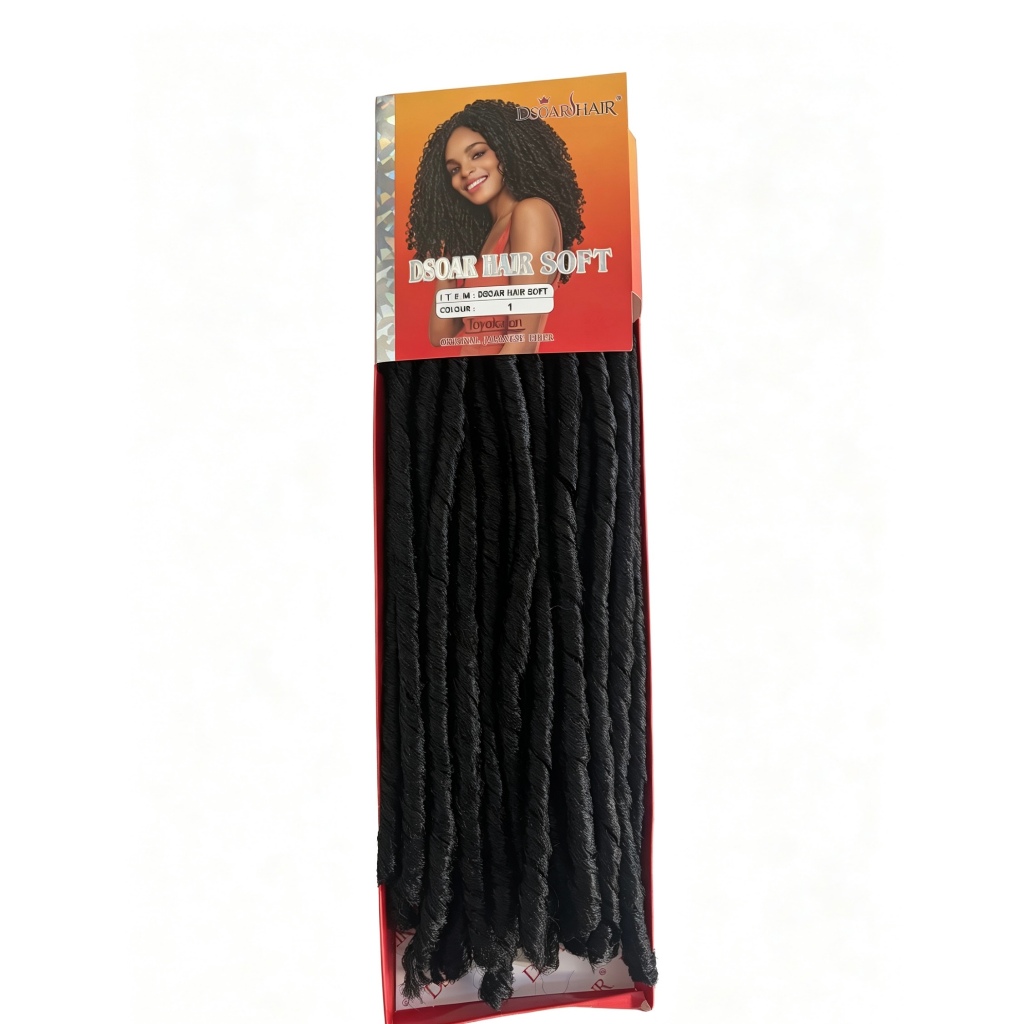 Cabelo Dsoar Hair Soft Cacheado Dread Estilo  Nina  Crochet Braids Cachos Fibra Sintética 70g