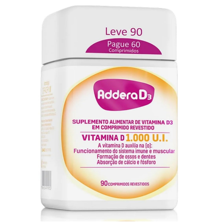 Addera 1.000UI com 90 Comprimidos
