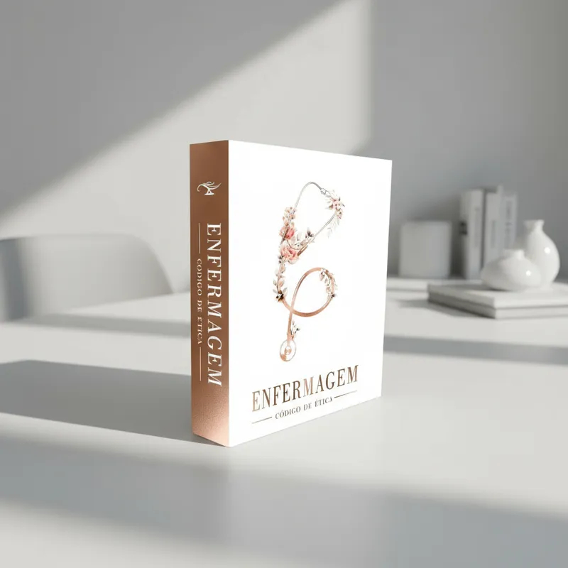 Enfermagem Caixa Decorativa Livro Fake Porta Objetos