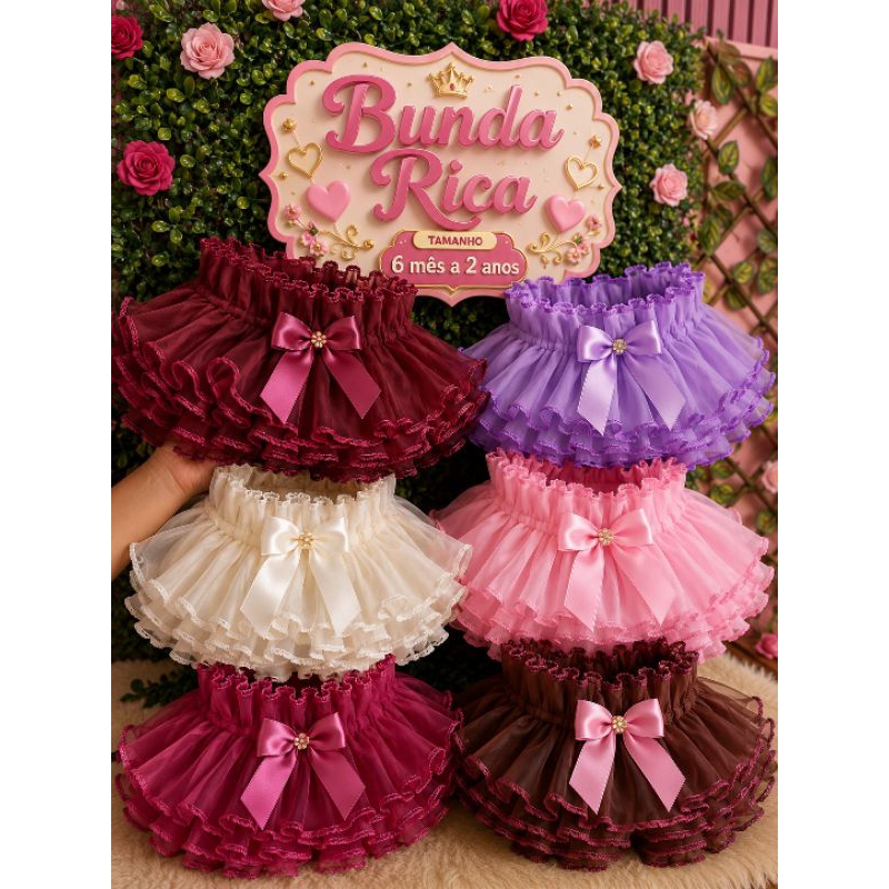 1 Pcs/ Tapa fralda Calcinha Bunda Rica Frufru Bebê Menina 👀 ATENÇÃO NAS VARIEDADES👀
