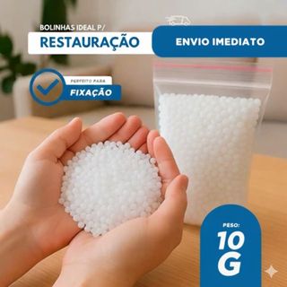 Bolinhas Moldáveis Termoplásticos Para Fixação Massa em Resina Tampa Buraco e Reparo Provisório Arte
